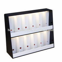 Counter Top 2 Layer 12 Fragrance Bottles Stand Illuminating High End Acrylic Perfume Display Shelves